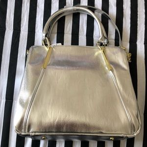 Ivanka Trump silver handbag